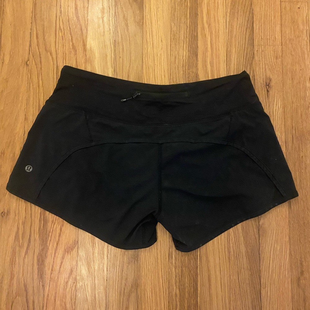 Black Basic Lululemon Shorts - image 2
